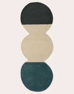 Nanimarquina Tapis-Pearls Runner 3 wool carpet Bleu