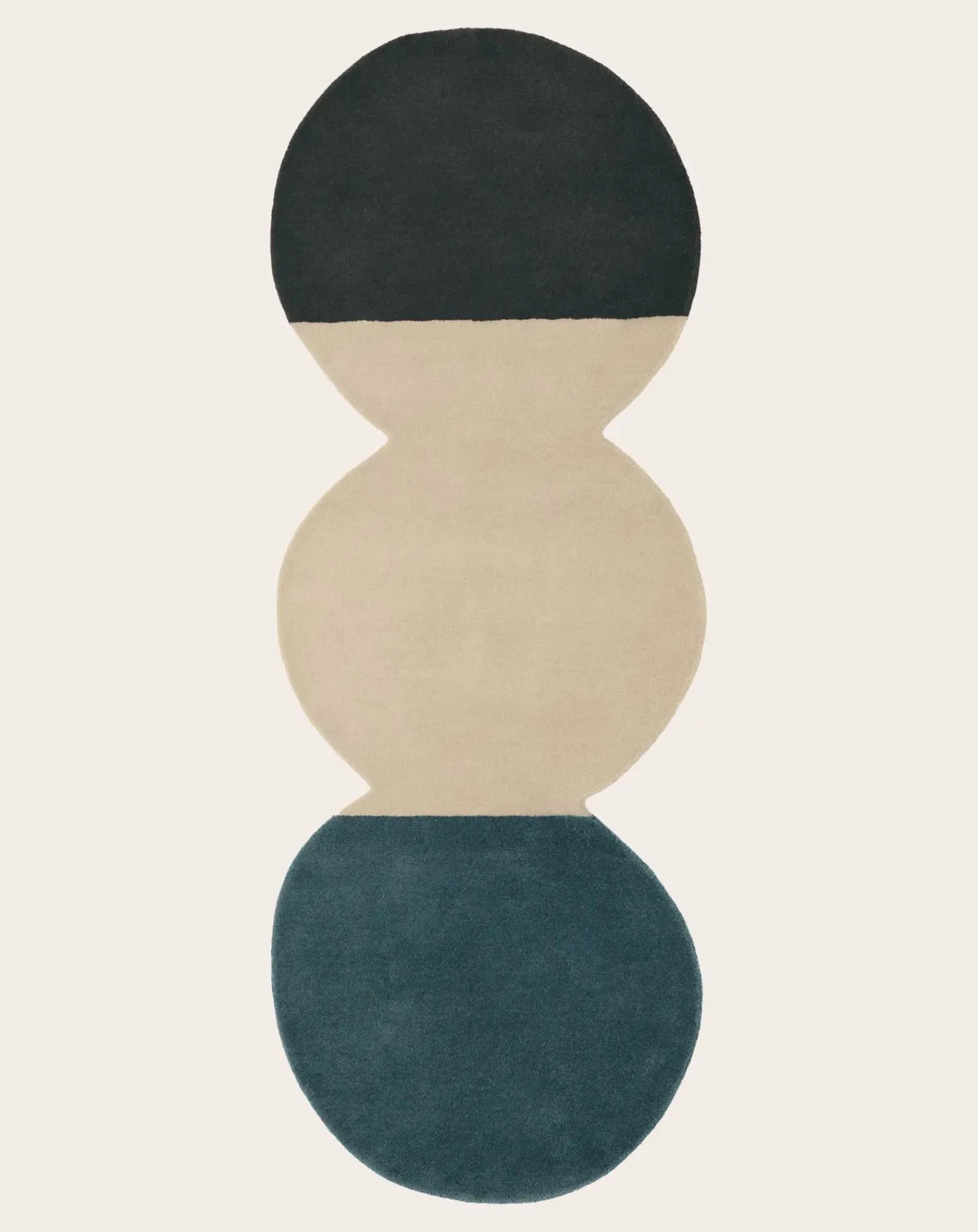 Nanimarquina Tapis-Pearls Runner 3 wool carpet Bleu
