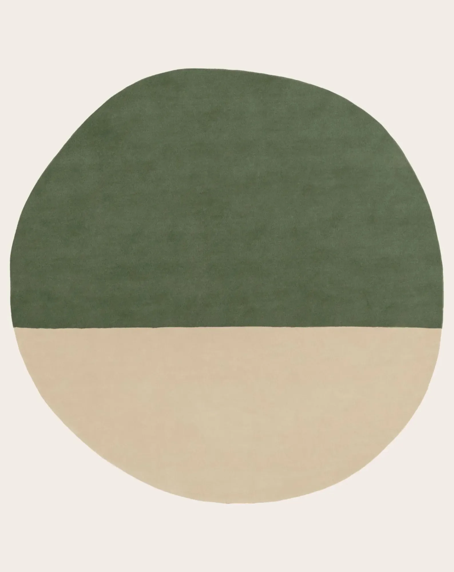 Nanimarquina Tapis-Pearls wool carpet Vert