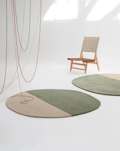 Nanimarquina Tapis-Pearls wool carpet Vert