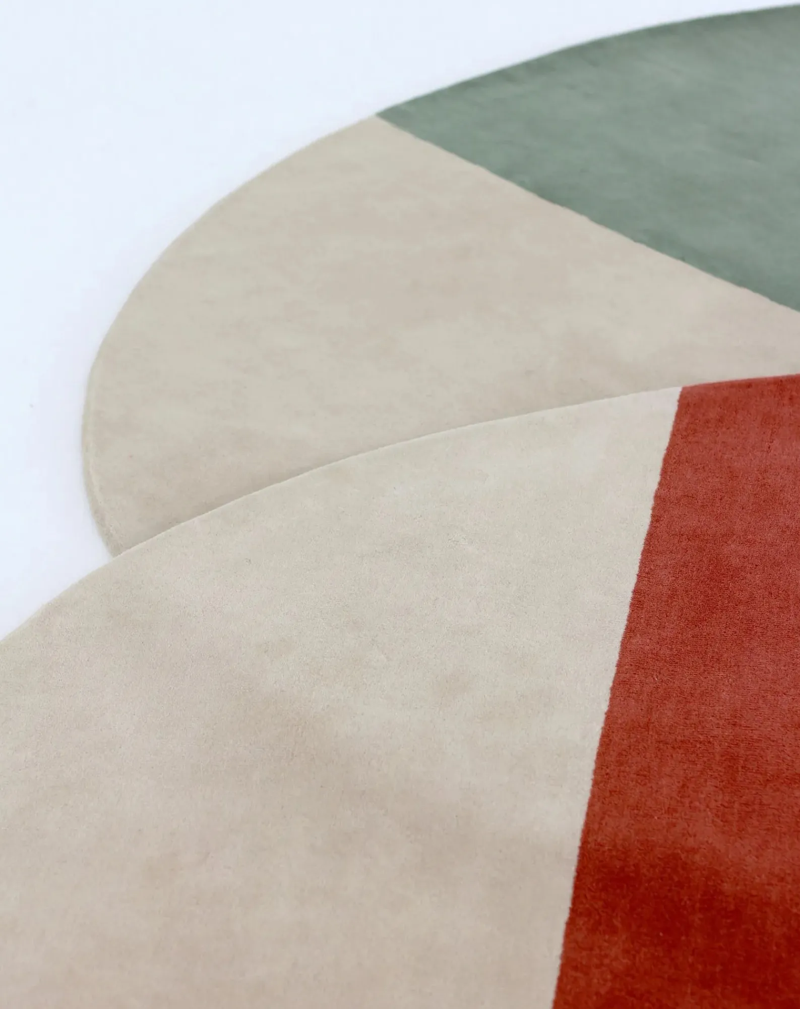 Nanimarquina Tapis-Pearls wool carpet Vert