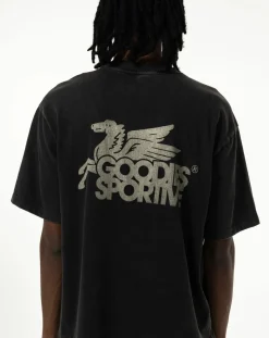 Goodies Sportive Tee-Shirts, Polos-Pegasus Premium Dusty T-shirt in organic cotton Noir