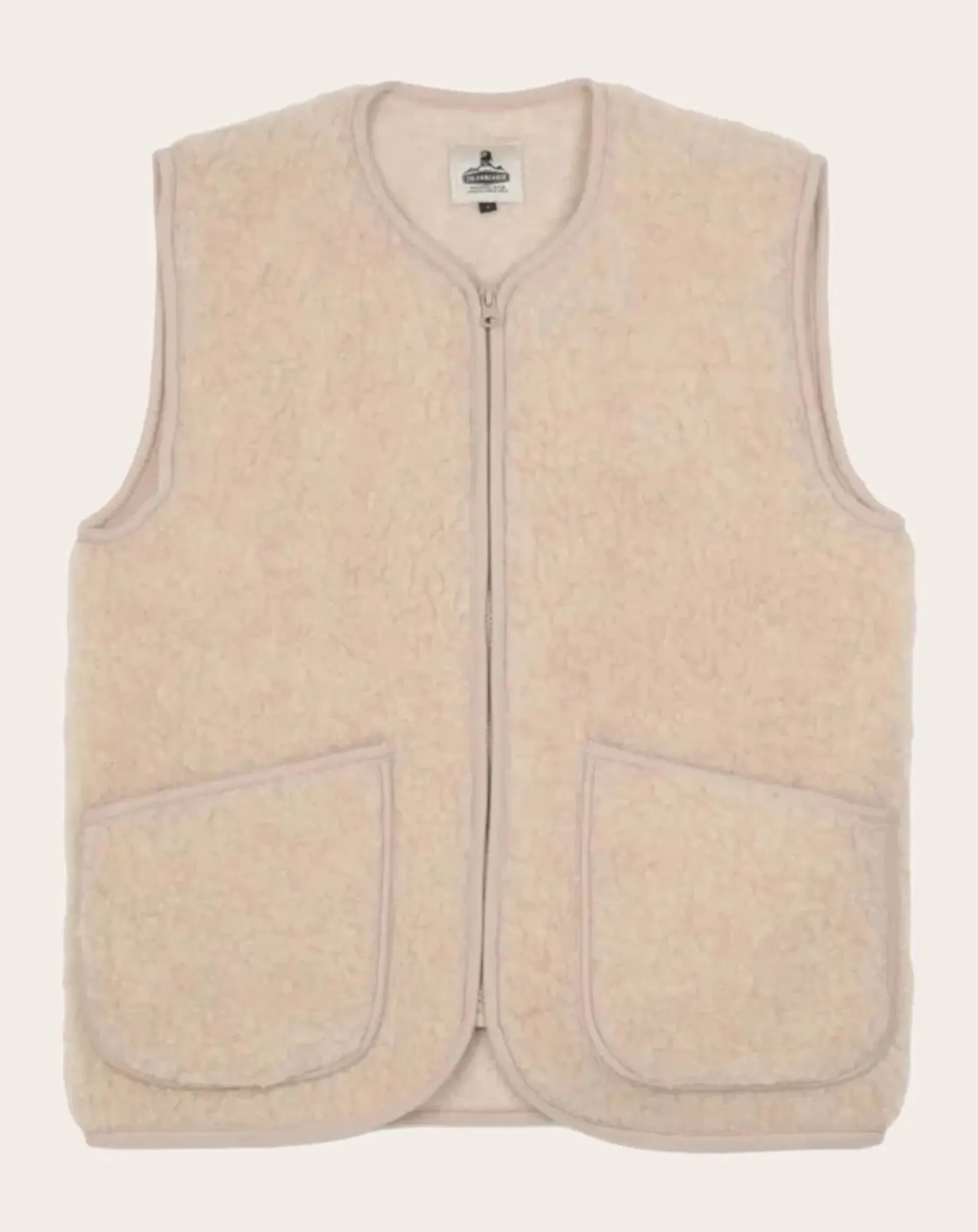 Coldbreaker Pulls, Gilets|Pulls, Gilets-Pepitko Vest Wool Sleeveless Vest Beige