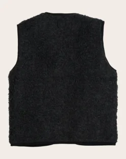 Coldbreaker Pulls, Gilets|Pulls, Gilets-Pepitko Vest Wool Sleeveless Vest Noir