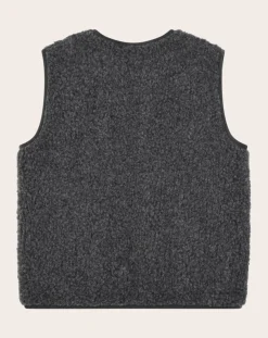 Coldbreaker Pulls, Gilets|Pulls, Gilets-Pepitko Vest Wool Sleeveless Vest Gris