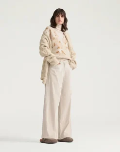 Momoni Pantalons, Jeans-Peter Corduroy Pants Crème