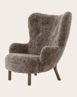 & Tradition Fauteuils, Canapés-Petra lounge chair VB3, Viggo Boesen Ivoire