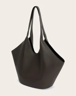 Aesther Ekme Sacs À Main-Phantom Tote handbag in grained leather Marron