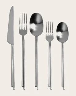 Serax Couverts-5-piece cutlery set, Kelly Wresler Argenté