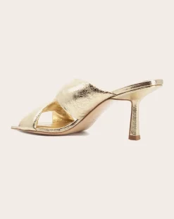 Studio Amélia Sandales, Escarpins-Pillow Loop 70 sandals Doré