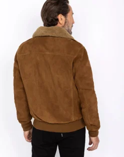 Schott Vestes, Manteaux-Pilot Jacket Goatskin leather Marron