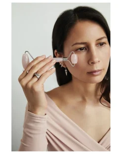 Holidermie Soins Du Corps-Pink Quartz Facial DuoRoller Rose