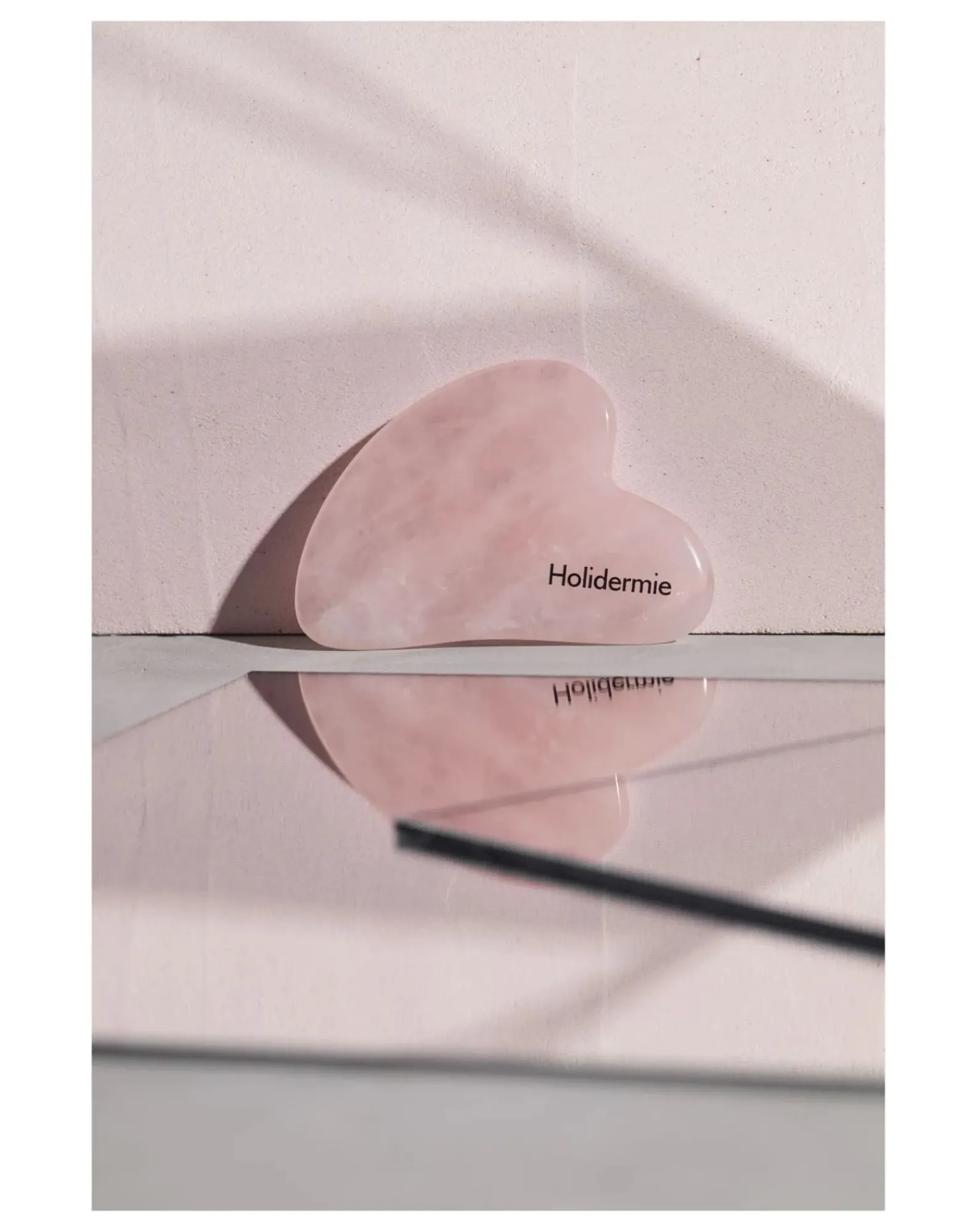 Holidermie Soins Du Corps-Pink Quartz Facial Gua Sha Rose