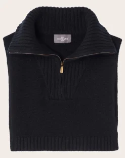 Bompard Echarpes, Foulards-Plastron Cashmere trucker collar Noir