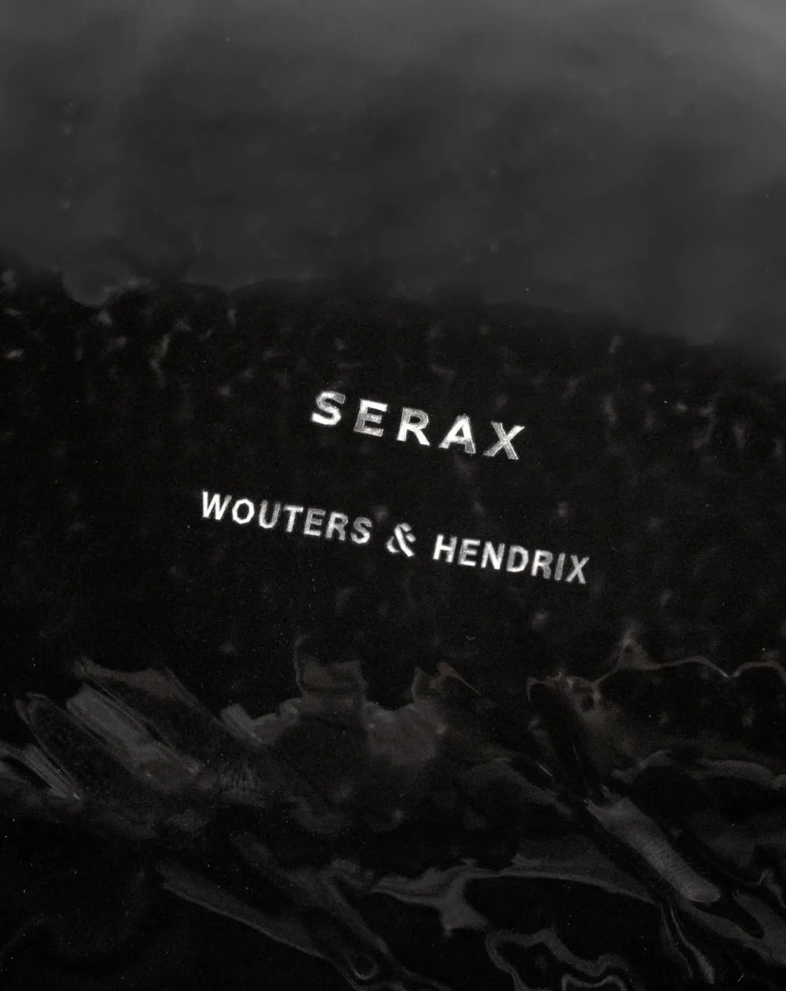 Serax Vaisselle-Plat Marcel, Wouters & Hendrix Noir