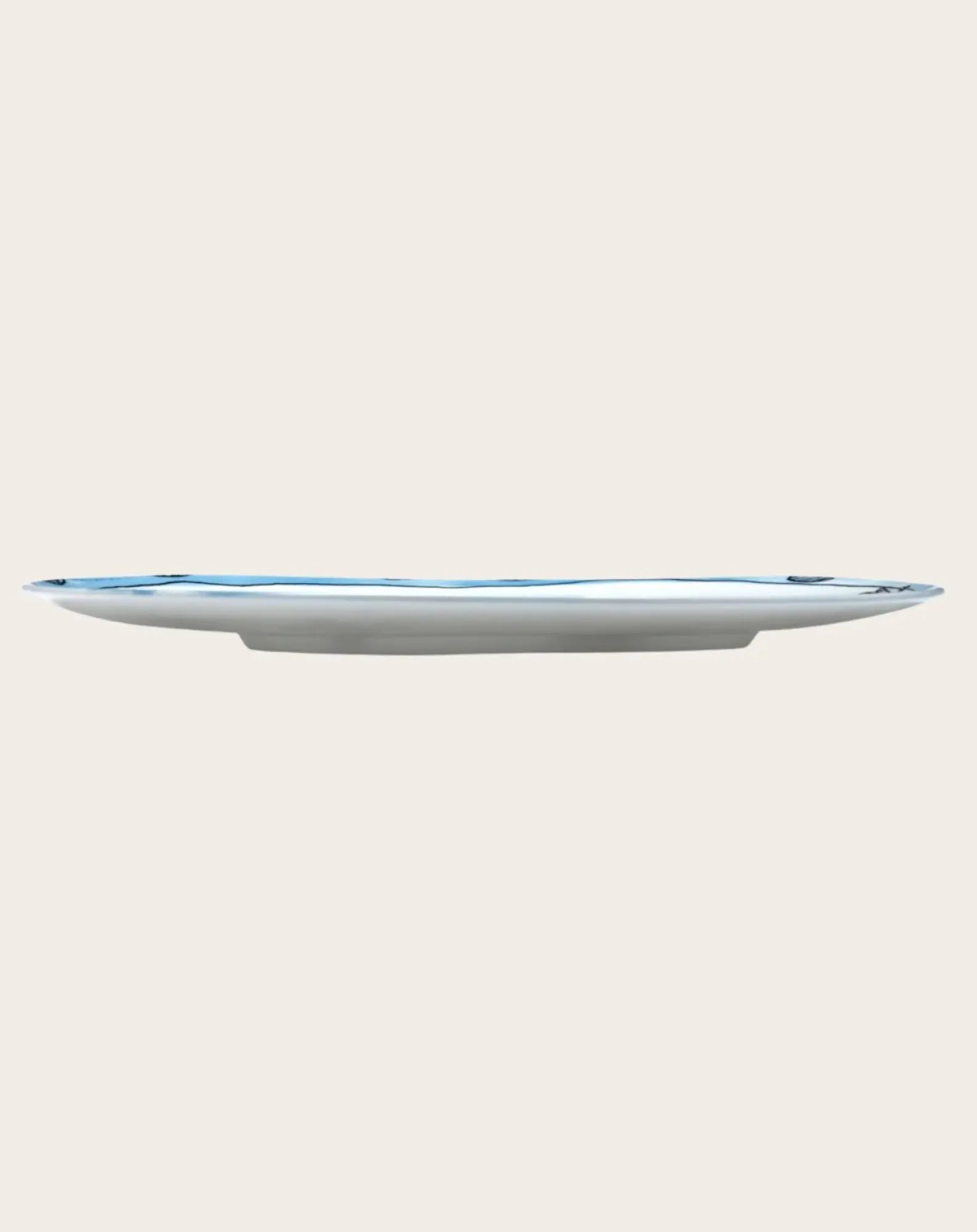 Serax Vaisselle-Plates Camelia, for Marni - Set of 2 Aubergine