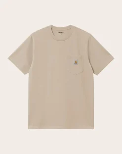 Carhartt WIP Tee-Shirts, Polos-Pocket T-shirt Beige