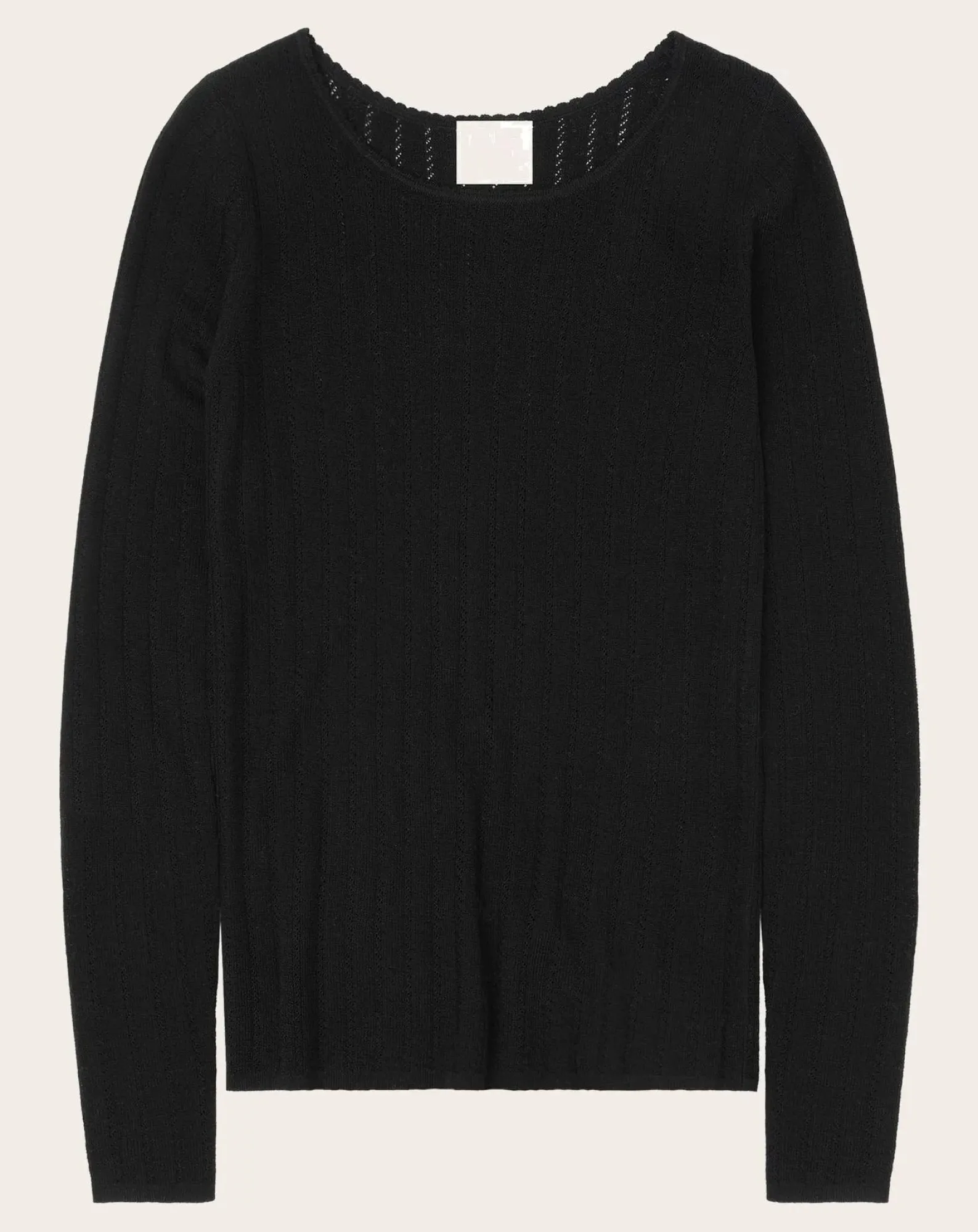 FUB Tee-Shirts, Tops-Pointelle Merino Wool Underpants - Women's Collection Noir