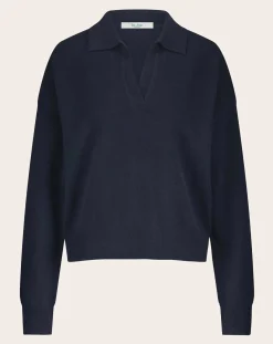 By Bar Pulls, Gilets-Polo Dex Merino Wool Sweater Bleu nuit