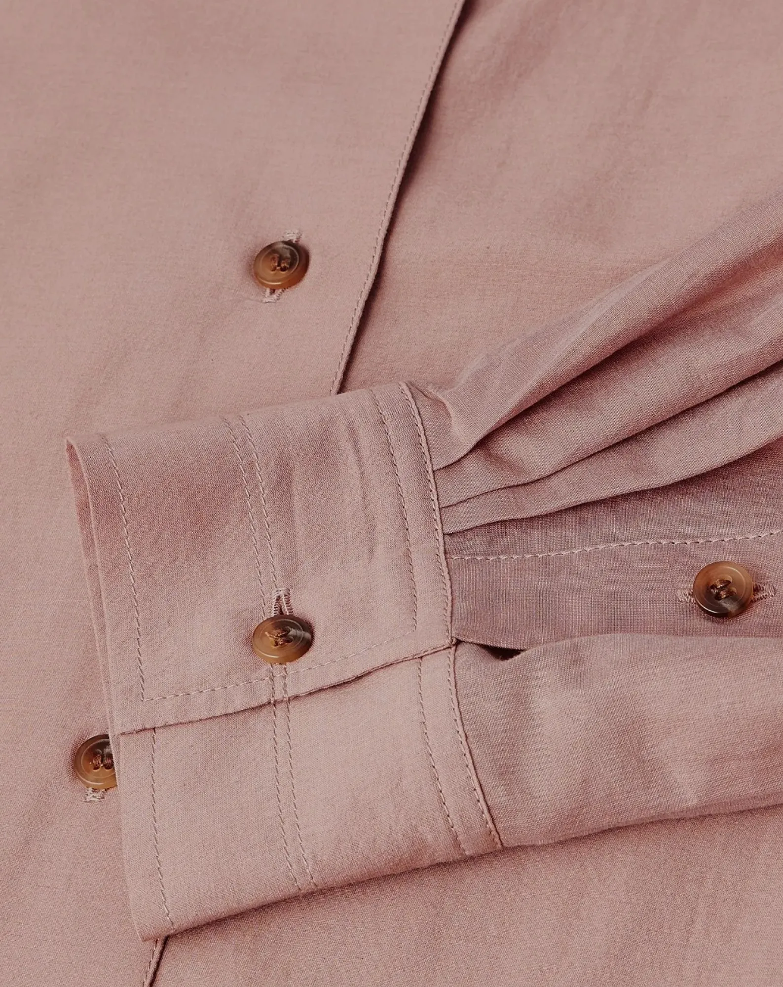 Soeur Blouses, Chemises-Pomegranate organic cotton shirt Bois de rose