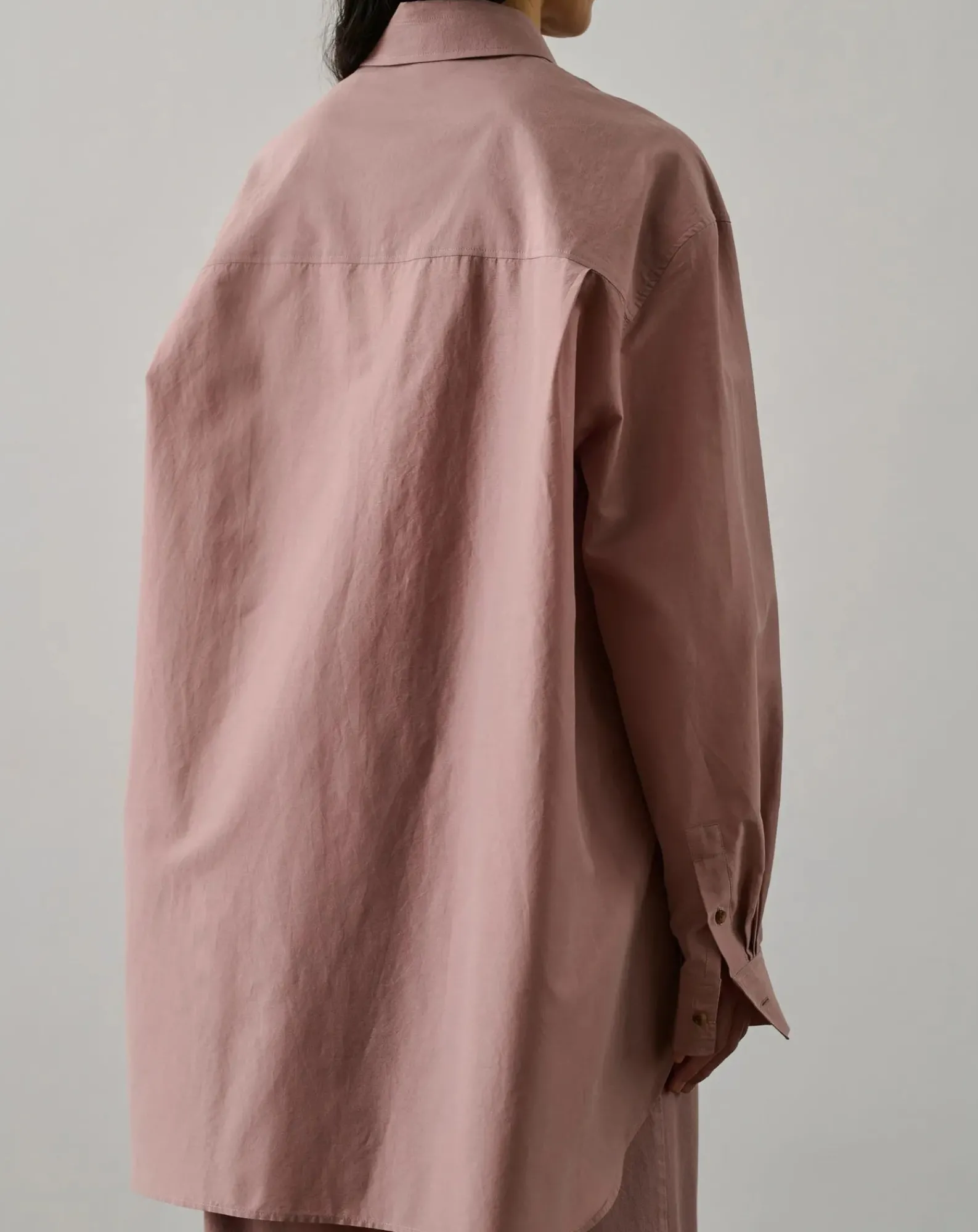 Soeur Blouses, Chemises-Pomegranate organic cotton shirt Bois de rose