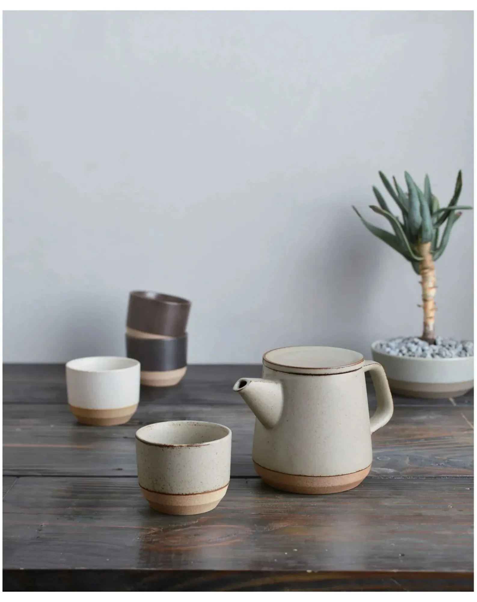 Kinto Verres, Carafes-Porcelain Tumbler Beige