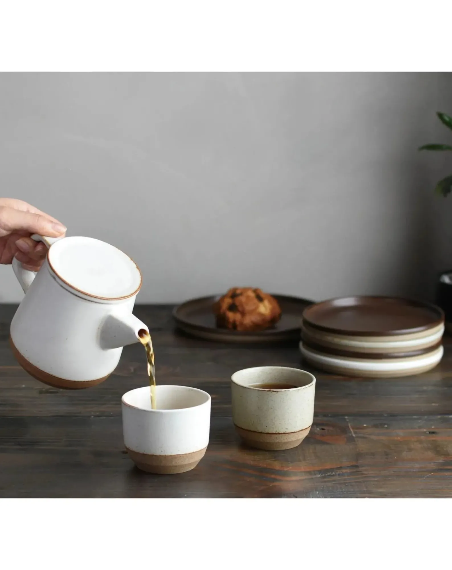 Kinto Verres, Carafes-Porcelain Tumbler Beige