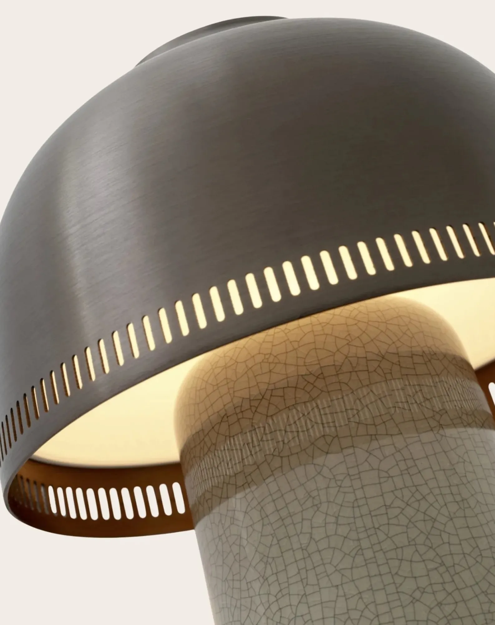 & Tradition Lampes À Poser-Portable Raku table lamp Bronze