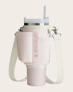 Stanley 1913 Gourdes, Lunch-Box-Porte gobelet isotherme All Day Quencher Carry-All Rose pâle