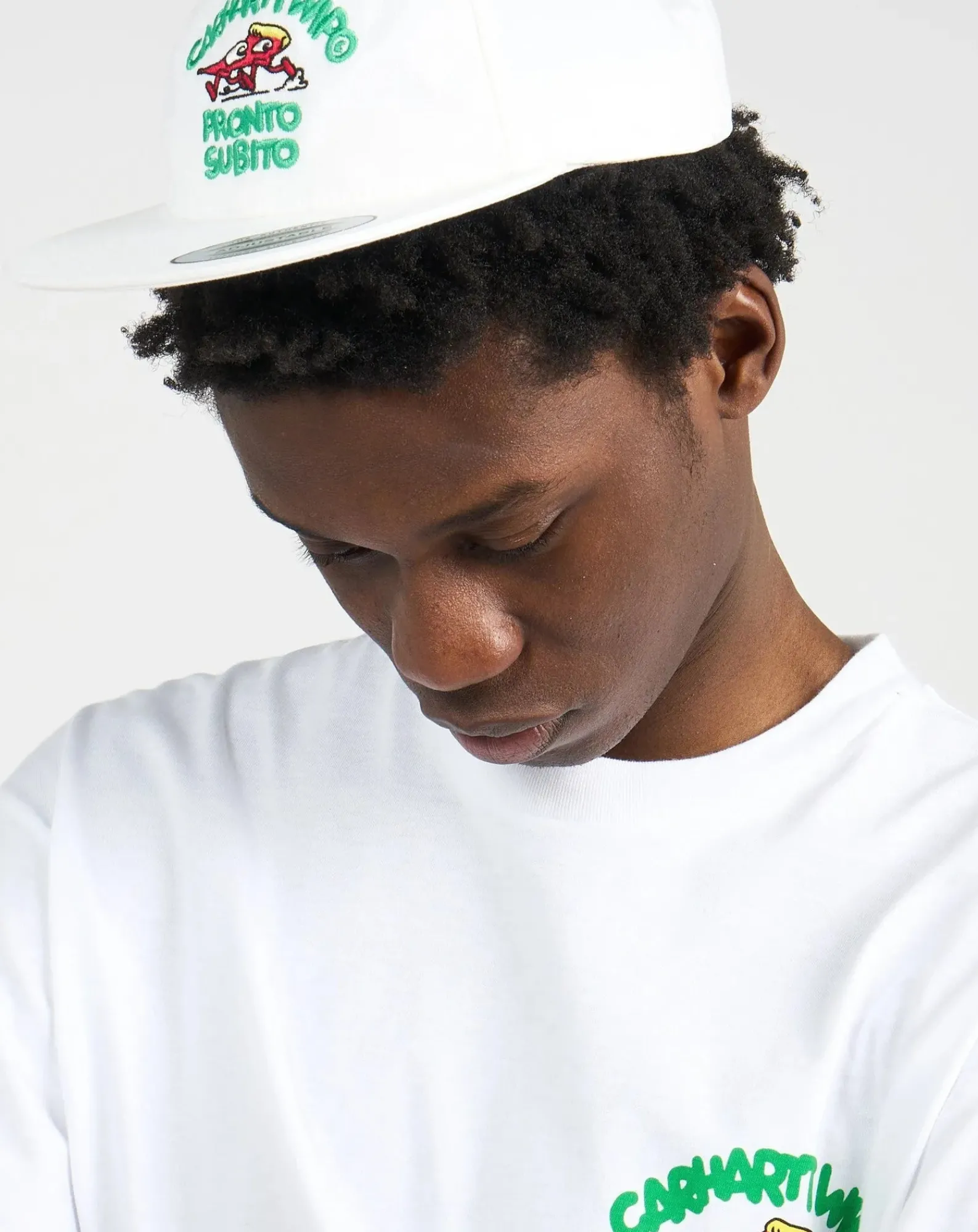 Carhartt WIP Bonnets, Casquettes-Pronto cap Blanc