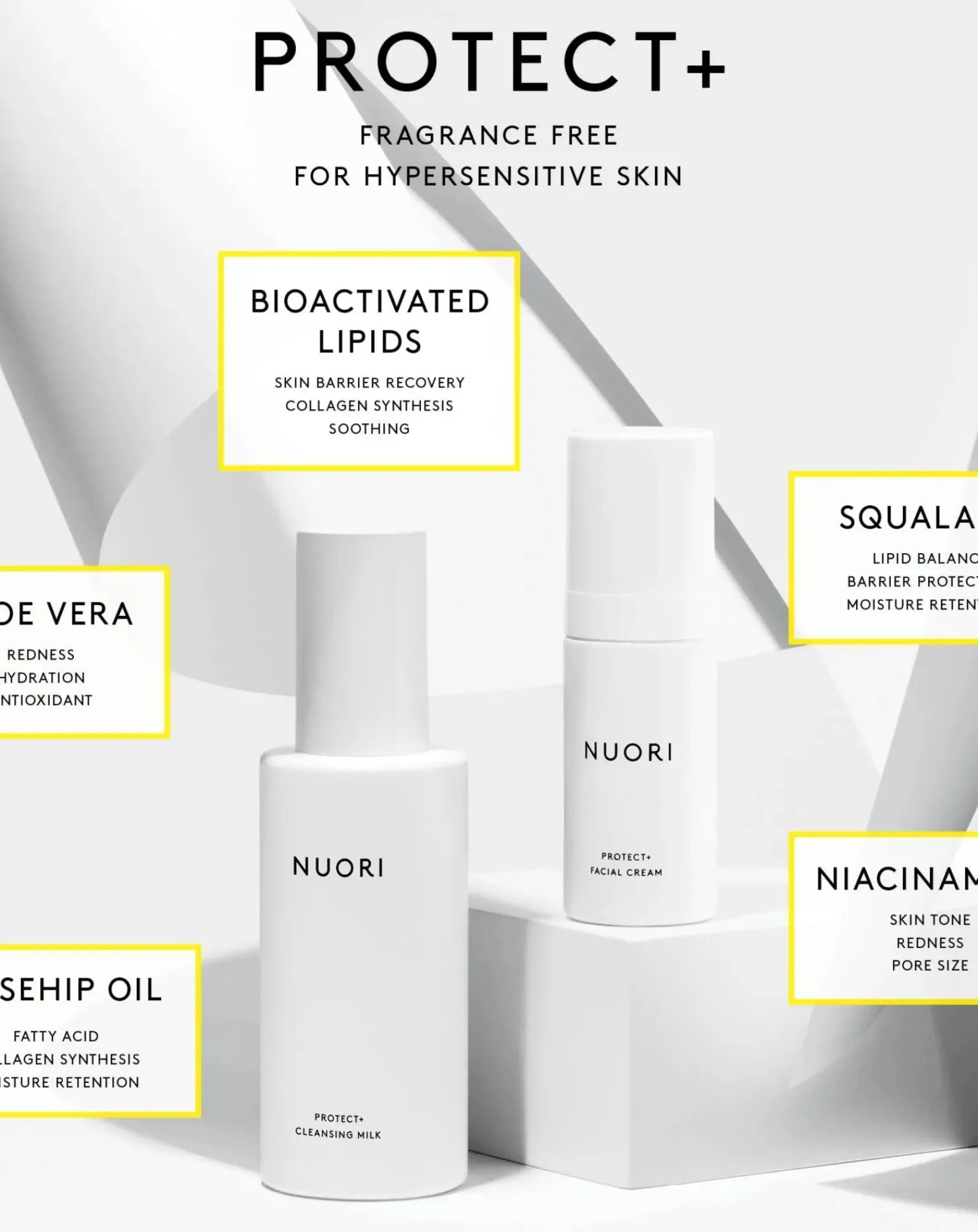Nuori Soins Du Visage|Soins Du Visage-Protect+ Cleansing Milk Transparent