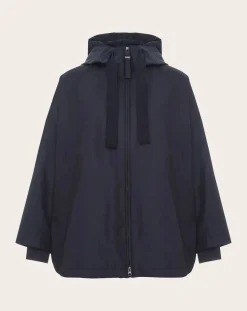 g-lab Vestes, Manteaux-Pure Oversize Parka Bleu marine