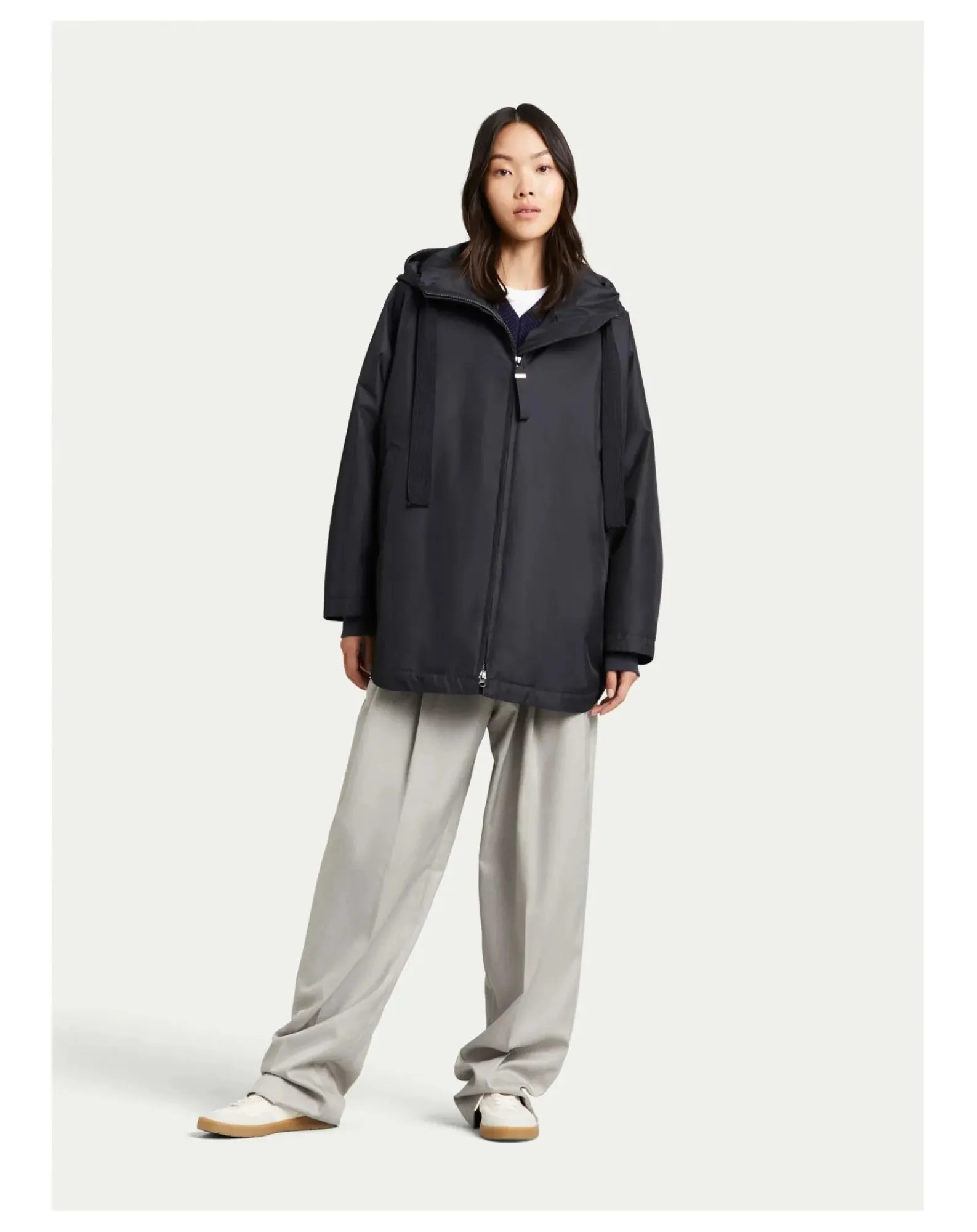 g-lab Vestes, Manteaux-Pure Oversize Parka Bleu marine