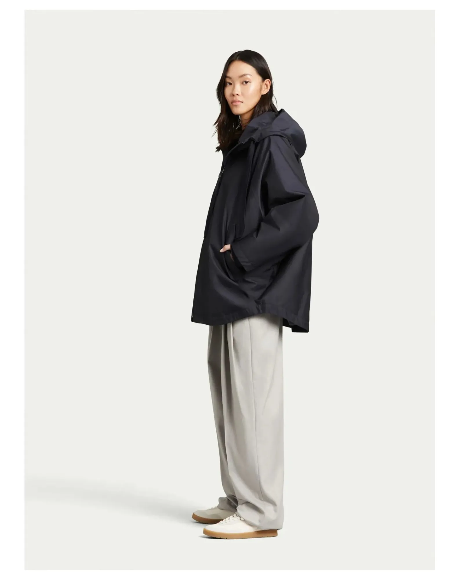 g-lab Vestes, Manteaux-Pure Oversize Parka Bleu marine