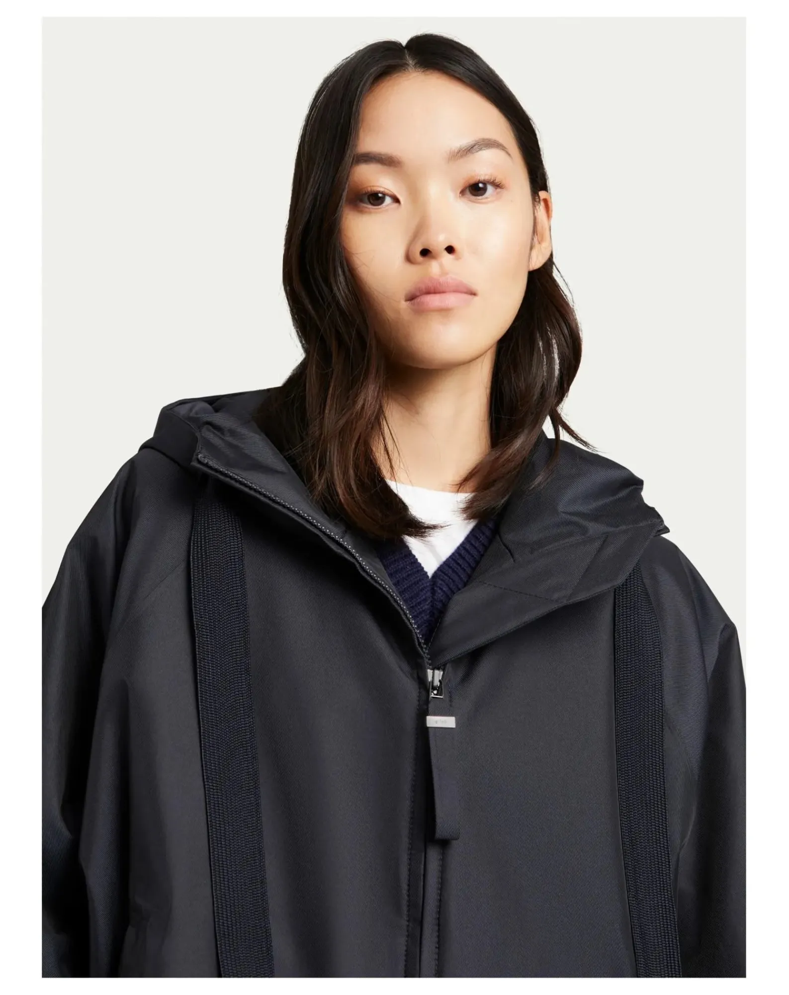 g-lab Vestes, Manteaux-Pure Oversize Parka Bleu marine