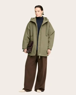 g-lab Vestes, Manteaux-Pure Parka Vert olive