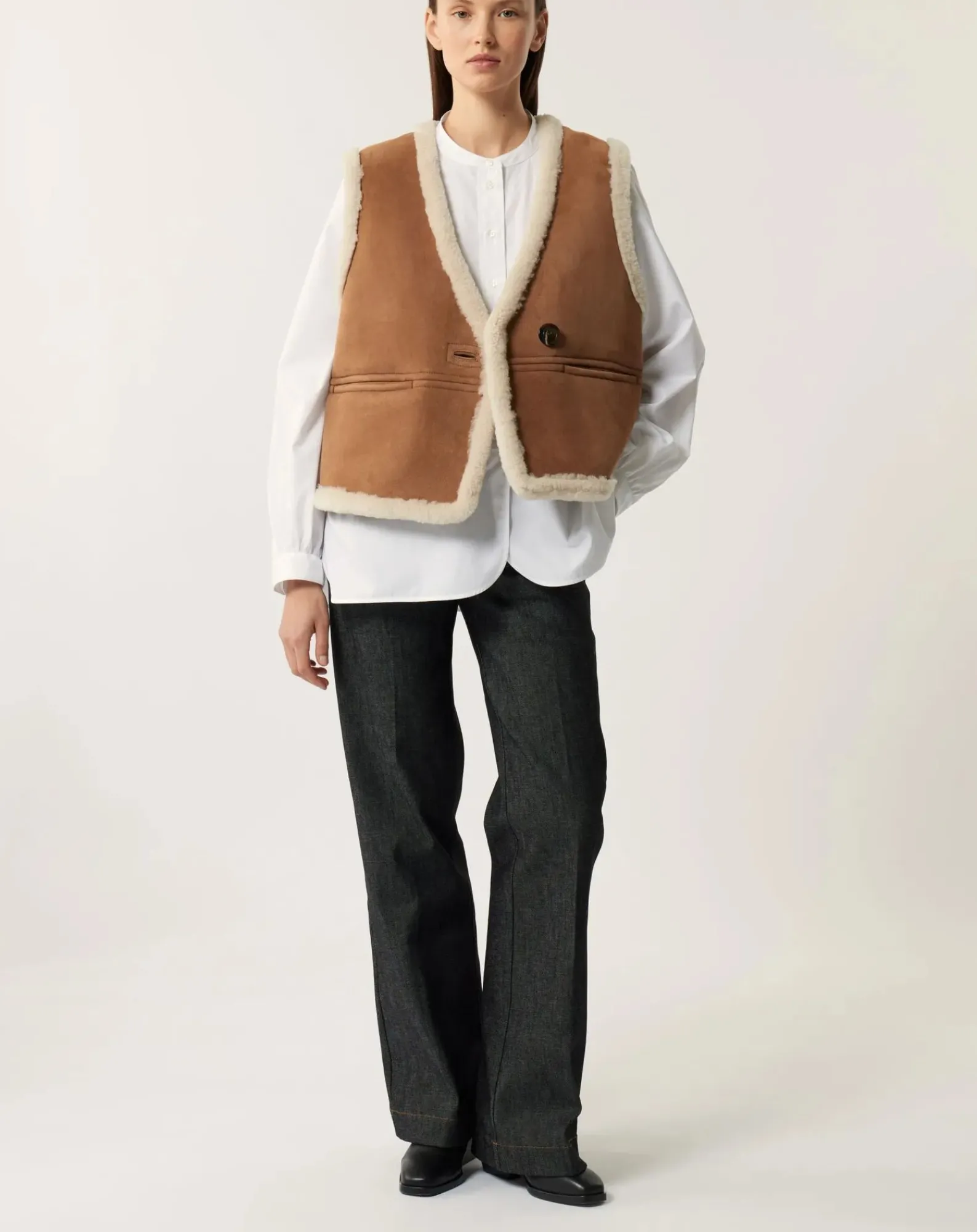 Soeur Vestes, Manteaux-Pyrenees Sleeveless Jacket Miel