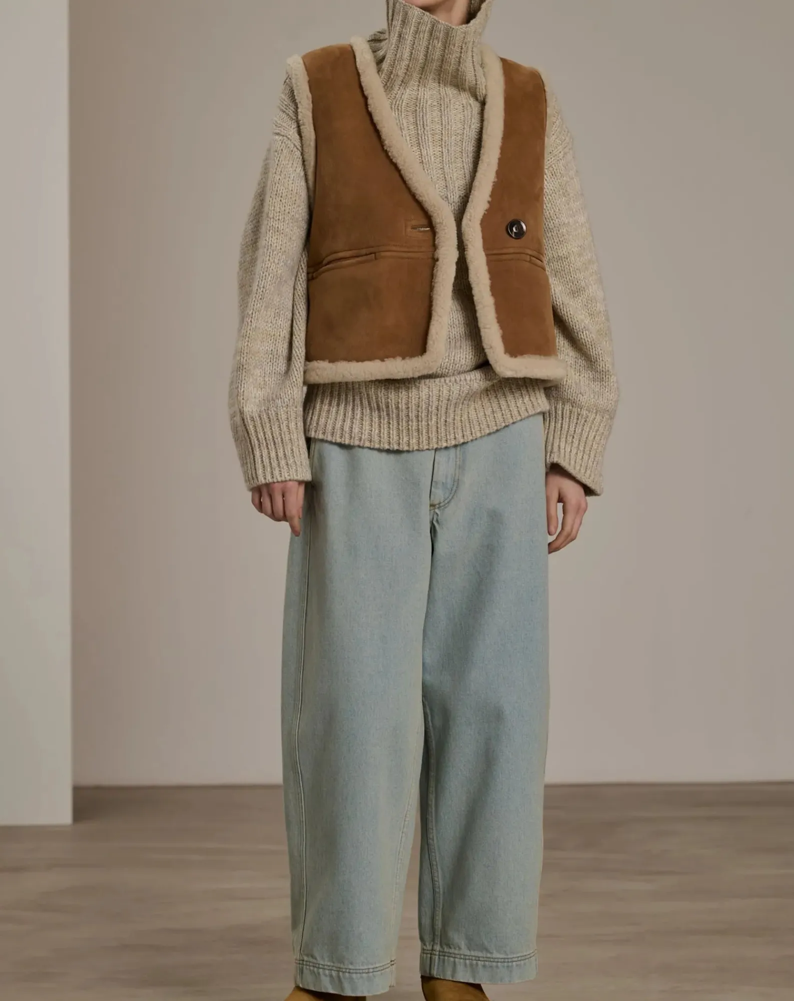 Soeur Vestes, Manteaux-Pyrenees Sleeveless Jacket Miel