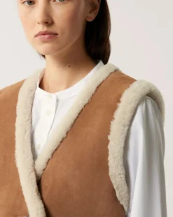 Soeur Vestes, Manteaux-Pyrenees Sleeveless Jacket Miel