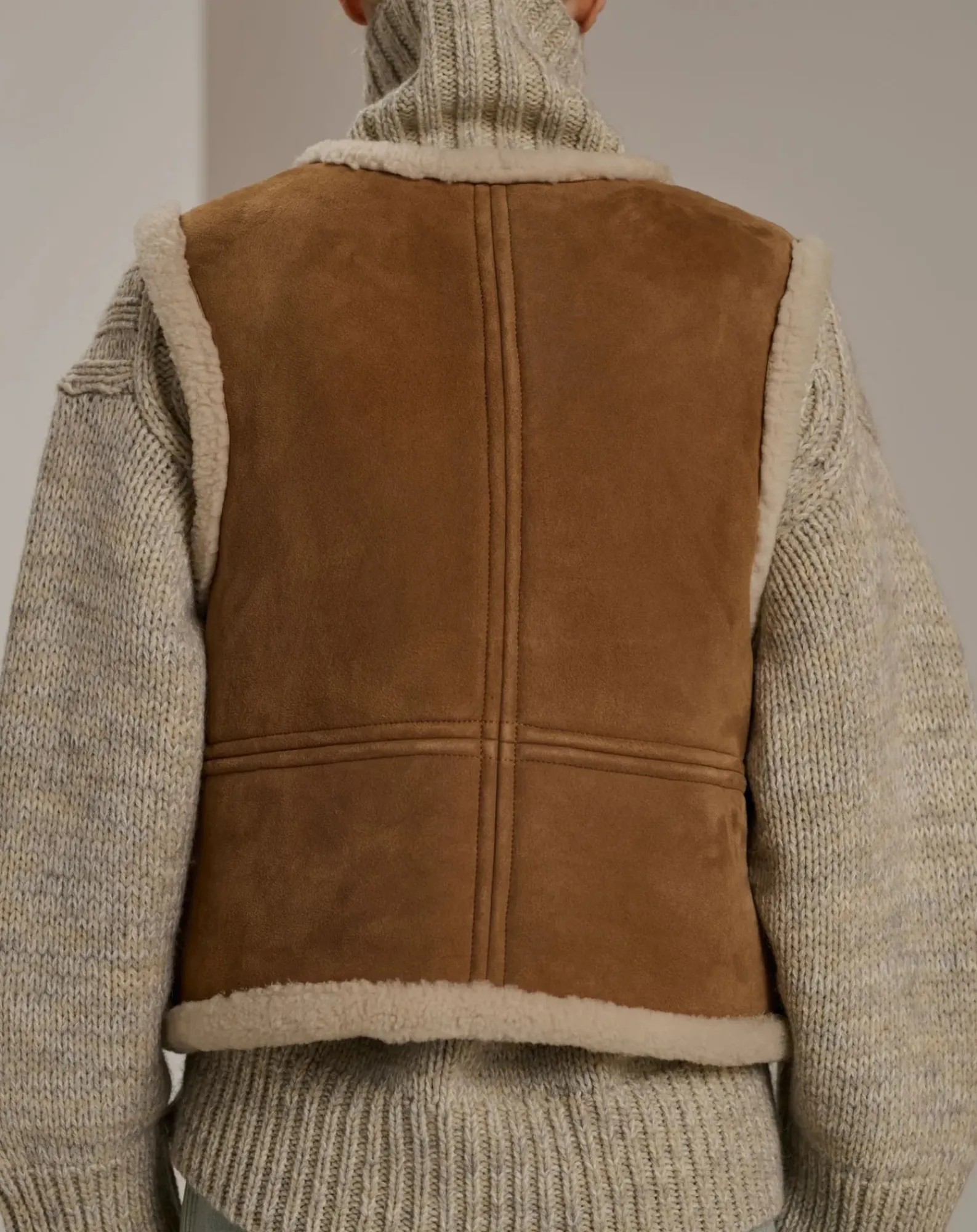 Soeur Vestes, Manteaux-Pyrenees Sleeveless Jacket Miel