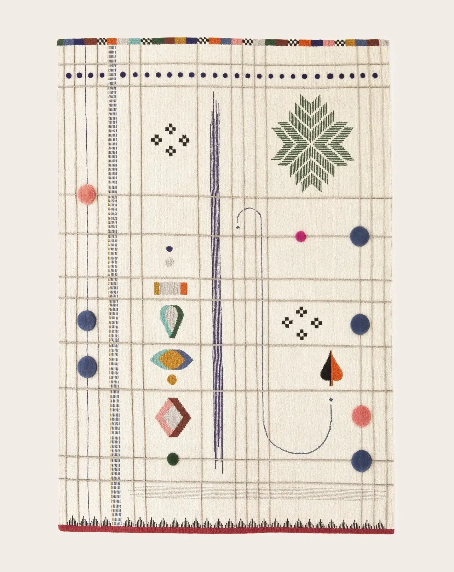 Nanimarquina Tapis-Rabari Rug, Nipa Doshi & Jonathan Levien Multicolore
