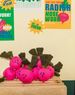 The Furry Folks Accessoires Animaux-Radish digging toy Rose