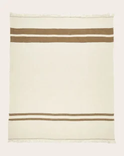 Libeco Linge De Table|Linge De Table, Sets De Table-Railway tablecloth Crème