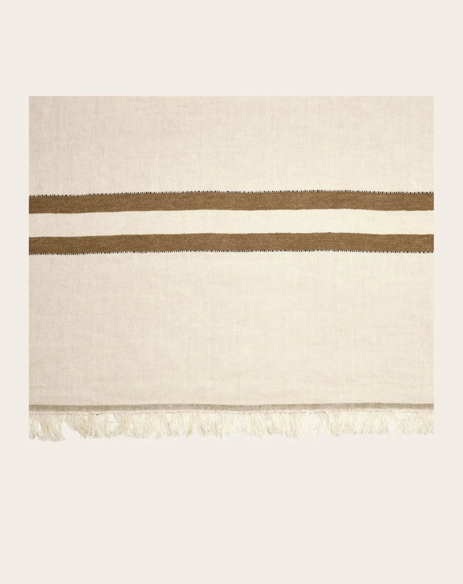 Libeco Linge De Table|Linge De Table, Sets De Table-Railway tablecloth Crème