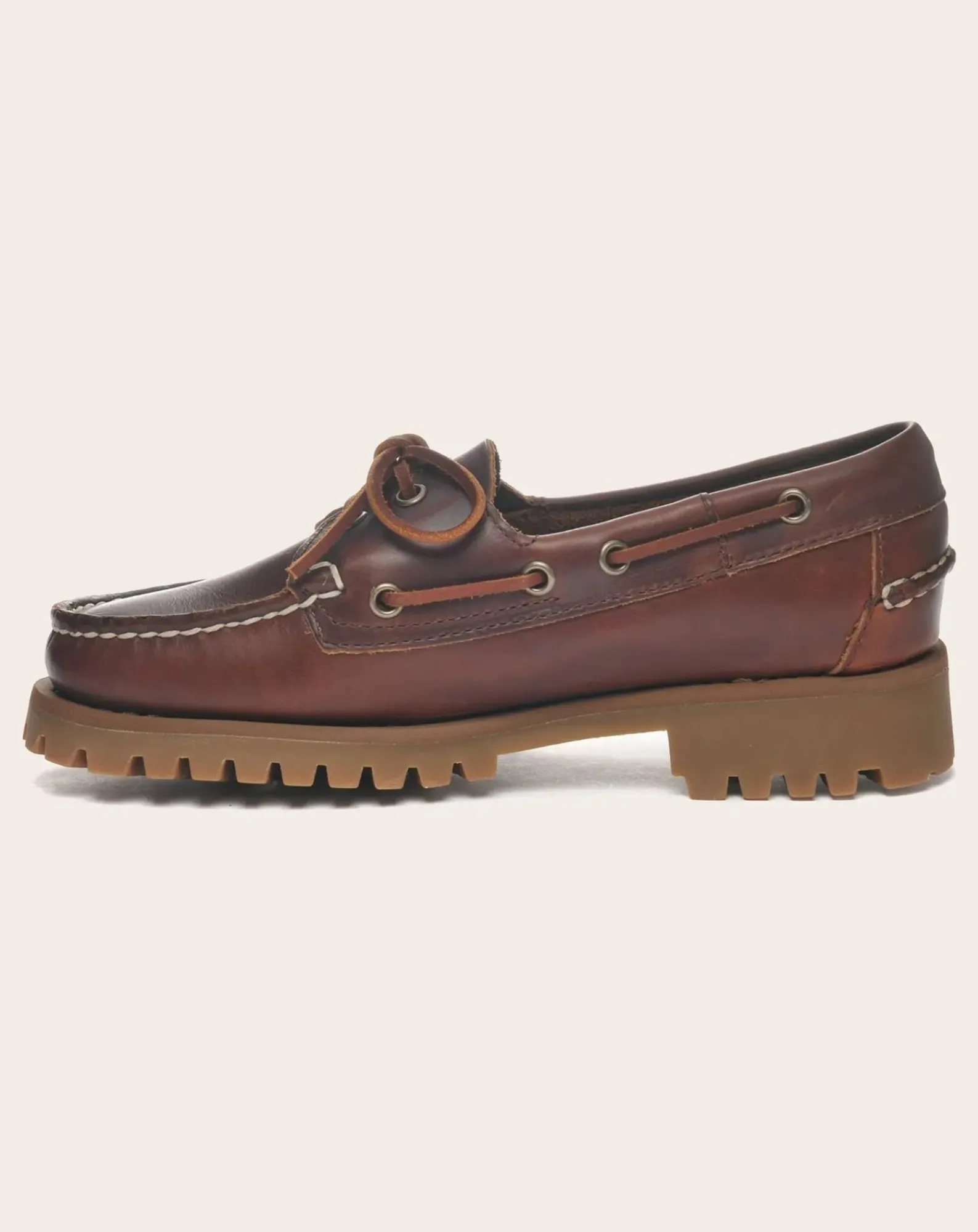 Sebago Derbies, Mocassins-Ranger Waxy boat shoes Marron