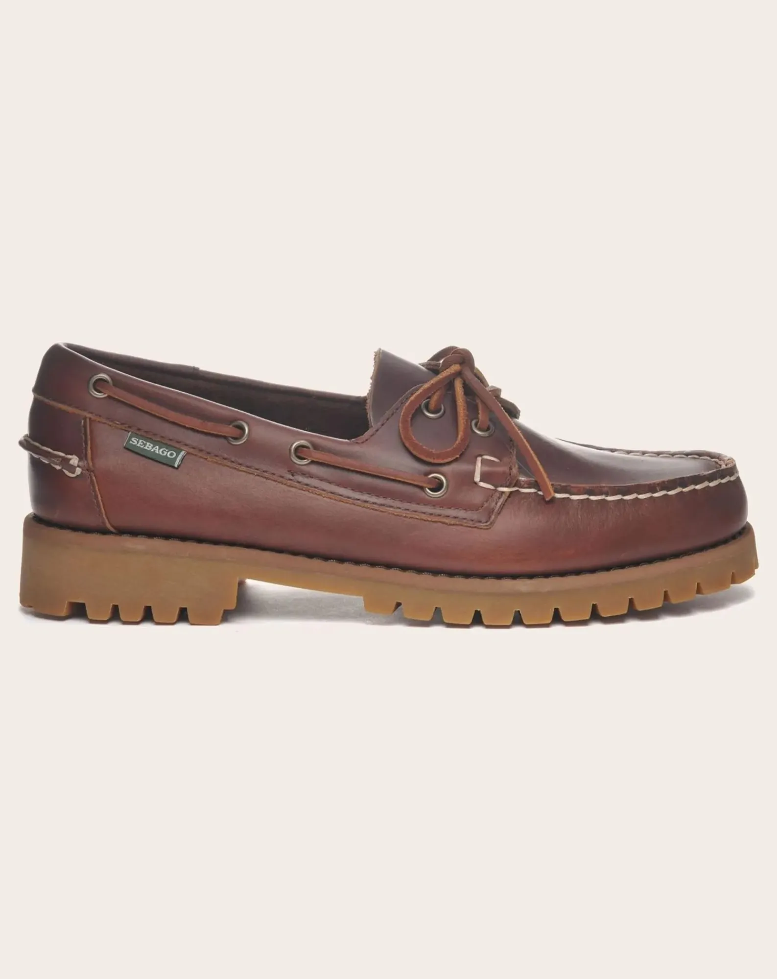 Sebago Derbies, Mocassins-Ranger Waxy moccasins Marron
