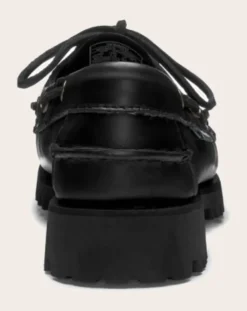 Sebago Derbies, Mocassins-Ranger Waxy moccasins Noir