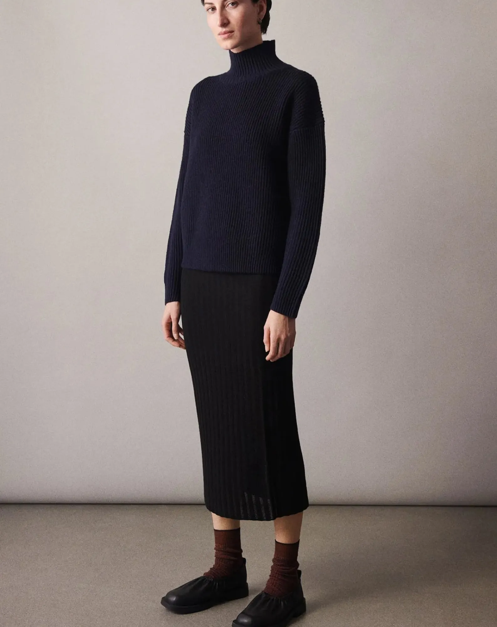 FUB Pulls, Gilets-Raw Laine Sweater - Women's Collection Bleu marine