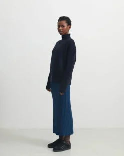 FUB Pulls, Gilets-Raw Laine Sweater - Women's Collection Bleu marine