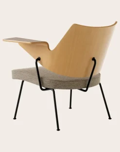 & Tradition Chaises, Tabourets-RD8 lounge chair, Robin Day Gris foncé